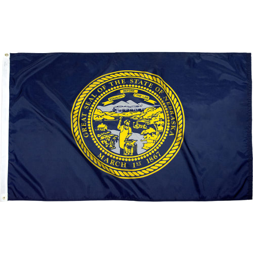 Bandera Estatal Flag,Nebraska, 4' x 6'